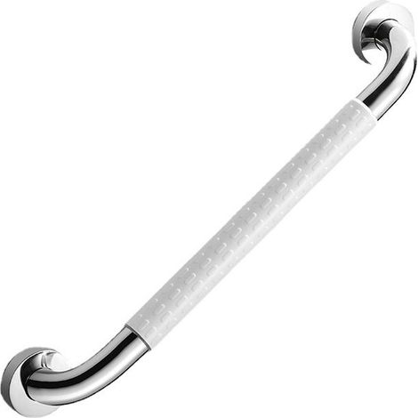 Barre d'appui antidérapante pour salle de bain, main courante de douche de sécurité en acier inoxydable de 40 cm pour personnes âgées, poignée de rail mural pour baignoire, toilettes, baignoir (1/4)