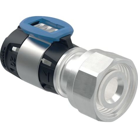 Geberit FlowFit Attacco per Eurocono, con ghiera, DN 15/20, 619.261.22.1