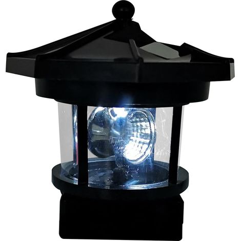 Solar Gartenleuchte, LED Straßenleuchte Outdoor, 10x10cm elektrisches Rundumlicht, wasser- und wetterfest, edles Design für Straßen- und Balkonbeleuchtung.
