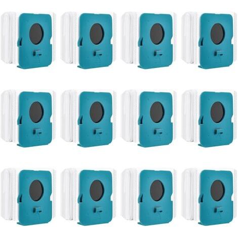 12 Pièces Sac à Poussière Clean Station pour Samsung Bespoke Jet VCA-ADB95, Sacs de Rechange pour Aspirateur, Sacs d'Aspirateur, Accessoires pour Aspirateurs (12) (1/5)