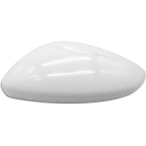 Coque de rétroviseur gauche blanche compatible avec les modèles 208/301/2008