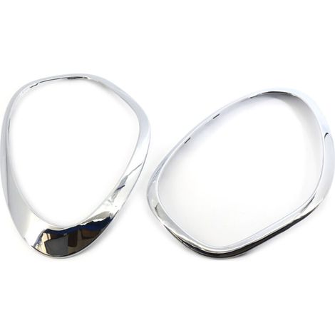 Set of 2 replacement headlight bezels for BMW MINI Cooper Countryman 2011-2016 OEM: 51139801573 51139801574 (1/4)