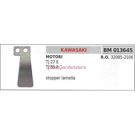 Stopper Lamella Flangia termica KAWASAKI decespugliatore TJ 27 E 013645