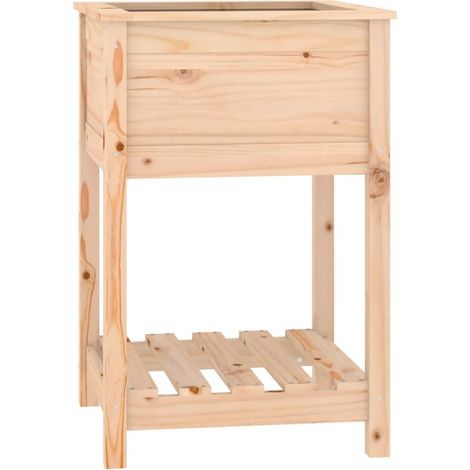 Maison Exclusive - Fioriera con Mensola 54x54x81 cm in Legno Massello di Pino