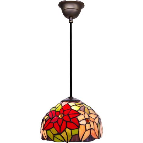 Lampe à suspension série Tiffany Güell avec câble D-20cm