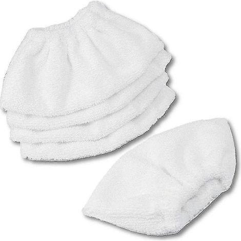 Set mit 5 Mikrofaserbezügen für die Düsen der manuellen Dampfreiniger Kärcher Easyfix SC1, SC2, SC3, SC4, SC5