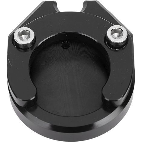 Seitenständerverlängerung aus Aluminiumlegierung, stabile Halterung, Mittelstütze, Ersatzfußverbreiterung für Motorräder Xmax, Nmax, NVX und Aerox, schwarz (1/5)
