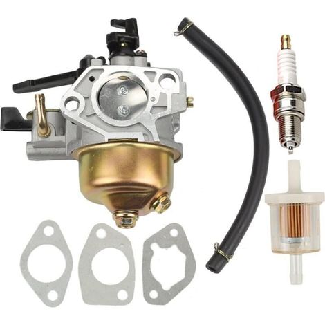 Kompatibel mit Vergaser, Kraftstofffilter und Zündkerze für Honda GX390, GX340 und GX340 11 PS und 13 PS 4-Takt-Motoren.