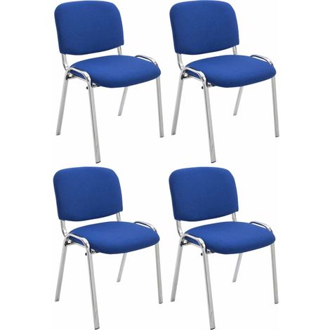 Set de 4 sillas Confidente Ken Chrom Azul
