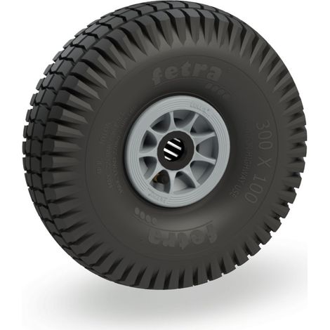 fetra Luftrad 300x100 mm - 4PR Block, Rollenlager (1/2)