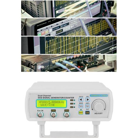 Générateur de signaux de commande DDS entièrement CNC DC5V MHS5200A avec fréquencemètre à deux canaux (norme européenne) (1/5)