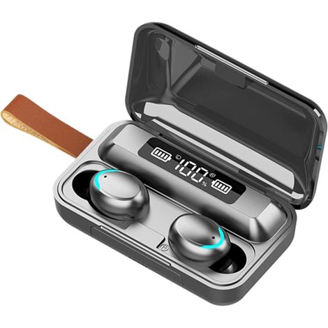 Talkie-walkie numérique double oreille pour le commerce électronique en mode privé avec fonction d'alimentation mobile et écouteurs Bluetooth 5.0 (1/5)