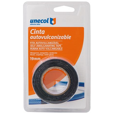 Ruban d'étanchéité auto-vulcanisable UNECOL Taille : 2,5 m x 19 mm
