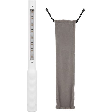 Lampe germicide UV portable à double noyau, bâton lumineux haute efficacité pour voiture et maison, blanc. (1/5)