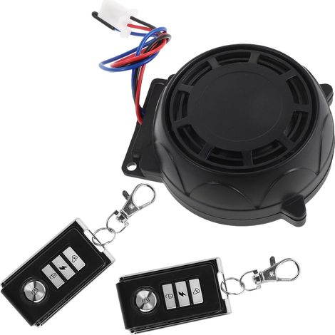 Alarme Antivol Moto Intégrée avec Télécommande Métal, Design Disque Abs, Faible Consommation, Dissuasion Visuelle pour Parking Nocturne et Véhicules Hors Route (1/5)