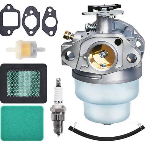 Carburateur compatible avec Honda GCV135 GC135 GCV160 GC160, kit avec filtre à air, joint et bougie pour tondeuse (1/4)