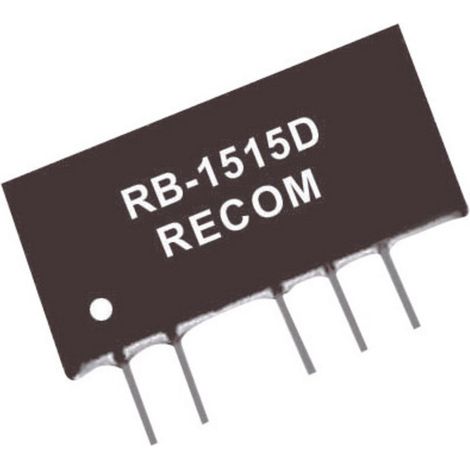 RECOM RB-0509D DC/DC-Wandler, Print 5 V/DC 9 V/DC, -9 V/DC 111 mA 1 W Anzahl Ausgänge: 2 x Inhalt 1