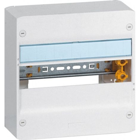 Legrand – Coffret électrique nu 13 modules par rangée – Rails extractibles et pivotants – IP 30 – IK 05 – Finition blanche RAL 9003