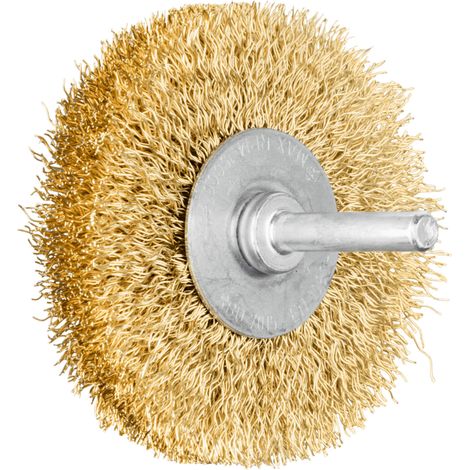 PFERD TOOLS Rundbürste ungezopft RBU Ø70x15 mm Schaft-Ø6 mm Messing-Draht-Ø0,30 10 Stk