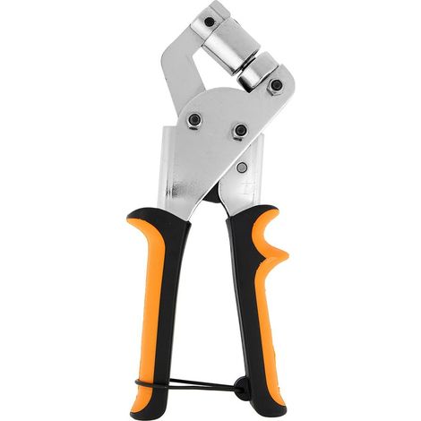 Pince à œillet, pince à œillet pour bâche - Pour sertir les œillets métalliques - Longueur: 21 cm - Pour tout types de bâches - Facile à utiliser - Pour œillets métal Ø10mm - Durable (1/5)