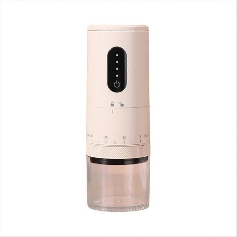 Tragbare elektrische Kaffeemühle mit Leistungsanzeige, 38 einstellbaren Geschwindigkeitsstufen, 2000-mAh-Akku, Mini-Kaffeemaschine für Zuhause (1/5)