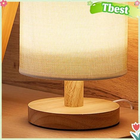 Tbest lampe de nuit de bureau Lampe de chevet Miniature, lumière chaude, moderne, LED, luminaire poser Type de télécommande (1/5)