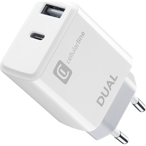 Chargeur réseau - Chargeurs de réseau avec 2 Ports USB et USB-C pour la Charge simultanée de Deux appareils Apple (1/5)