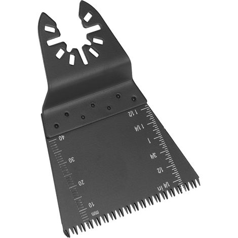Lames de scie oscillantes multifonctions en acier à haute teneur en carbone (lot de 5, 65 mm) pour bois et plastique (1/5)