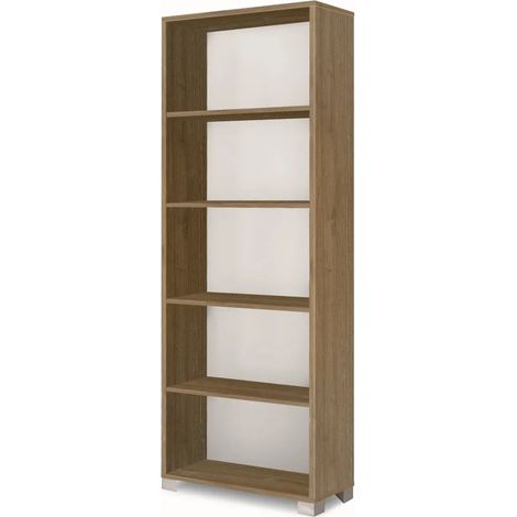 Libreria a Giorno 70L x 29P x h190 – Finitura Legno Noce – Sarmog (1/3)