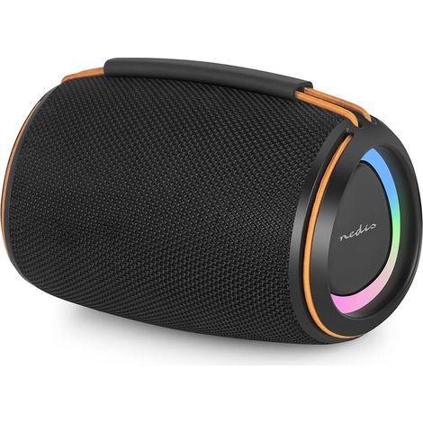 Nedis Bluetooth®-Lautsprecher / 360 min / Handgerät / 40 W / Mono / Aussenbereich / Portable / Startseite / Orange / Schwarz