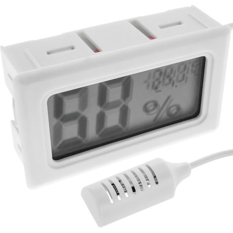 BeMatik - Termómetro e higrómetro con sensor para panel DW-0223