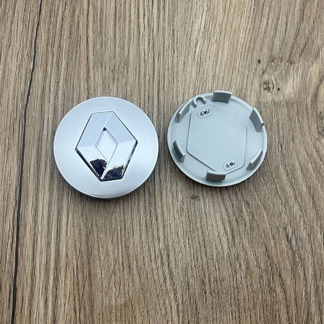 4er-Set Renault Radnabenkappen/Embleme – 57 mm – silber (1/5)