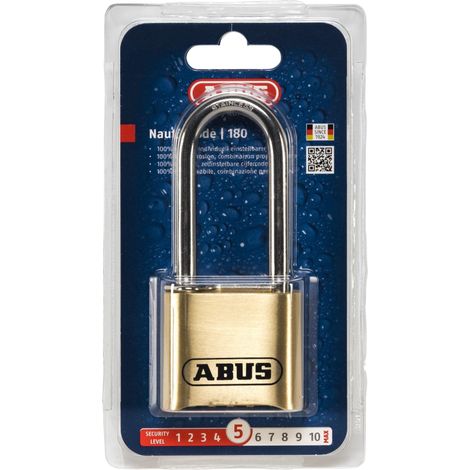 Vorhängeschloss ABUS FRANCE - Kombinationsschloss mit Edelstahlbügel in 50 mm - 32117 (1/3)