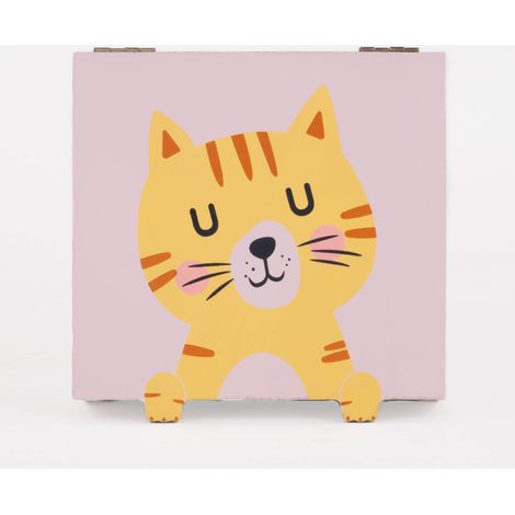 Boîte à trésors d'enfants Animaux avec pattes, 15 x 15 x 7 cm