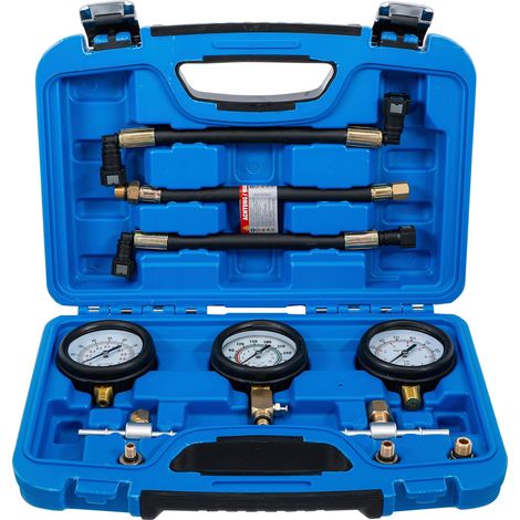BGS 74355 Kit tester di pressione carburante per moto con tubi da 220 mm (1/4)