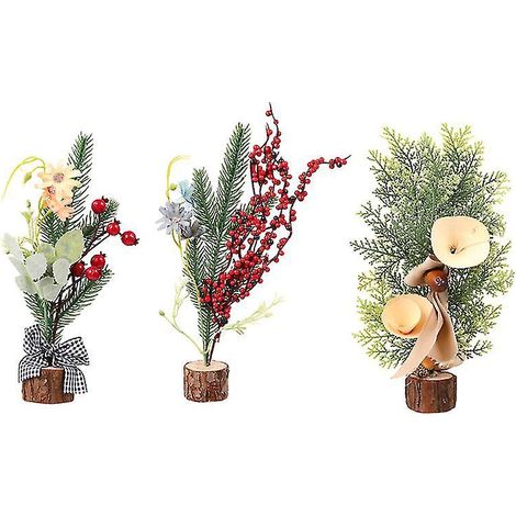 3-teiliger Weihnachtsbaumschmuck