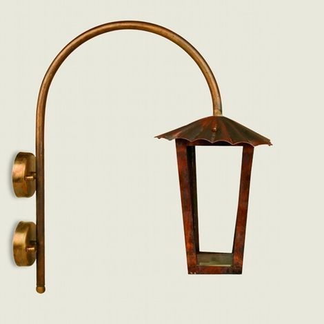 Applique rustico lampadari bartalini atena ab g25 ov e27 led ottone rame lampada parete (1/3)