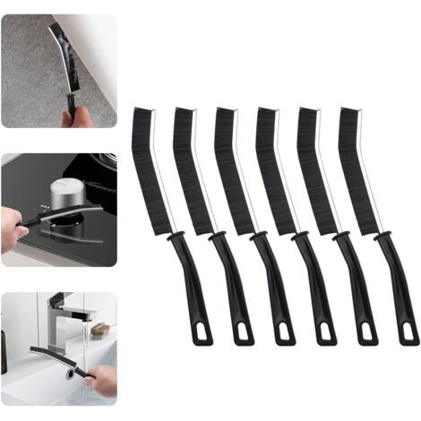 BUNTHAUS Lot de 6 Brosses de Nettoyage à Poils Durs  Brosse à Joints Carrelage, Idéal pour Salle de Bain, Cuisine, Toilettes, Évier, Douche et Sols (1/5)