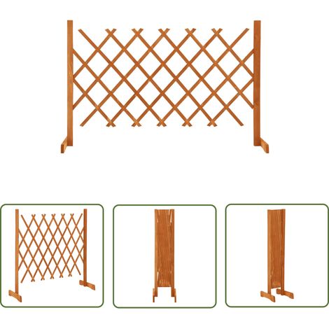 Clôture en treillis de jardin Orange 120x90 Bois de sapin (1/5)
