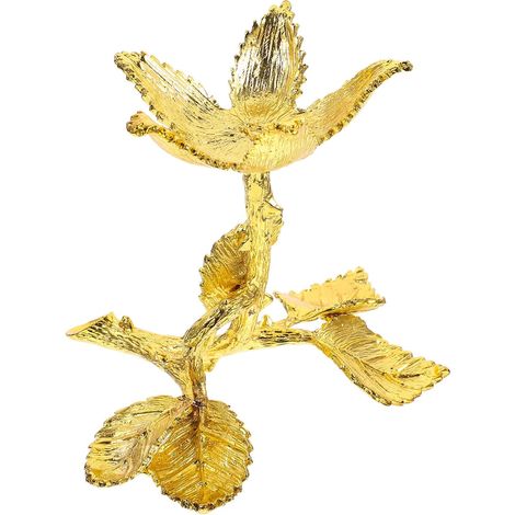 Socle en métal doré Lurrose pour présentoir à boules de cristal, grand (1/5)