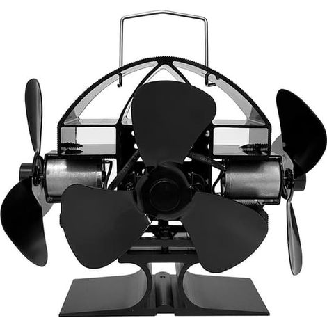 Ventilateur de poêle à entraînement thermique pour une distribution efficace de la chaleur (1/5)