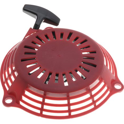 Jardiaffaires – Lanceur pour moteur thermique Honda GC135, GC160, GC190, GCV135, GCV160, GCV190 – Corde longue – Couleur rouge – Remplace plusieurs références