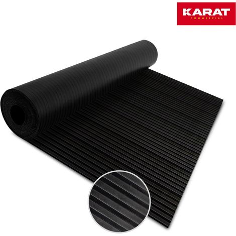 Gummiläufer Breite Rippen Stärke: 3 mm 120 x 100 cm