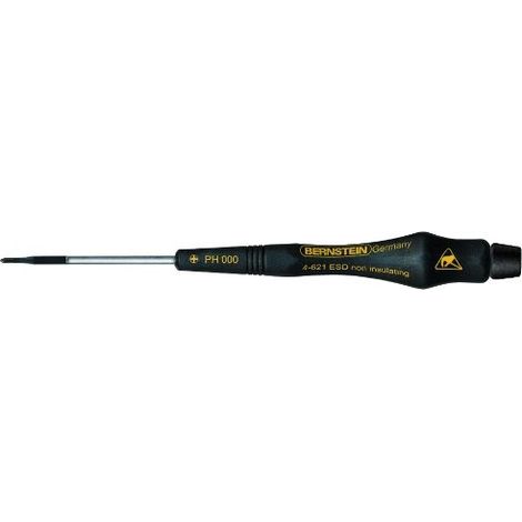 BERNSTEIN 4-621 TOURNEVIS CRUCIFORME AVEC POIGNÉE CONDUCTRICE TAILLE 000 50 MM