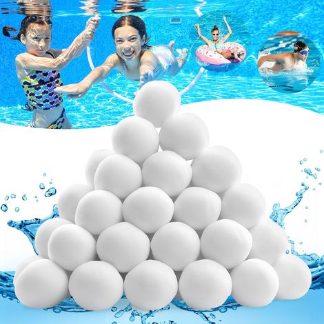 Balles Filtrantes 1300g – Remplace 46 kg de Sable Filtrant – Boules de Filtre Piscine Réutilisables – Média de Filtration Haute Performance pour Systèmes de Filtration à Sable (1/5)