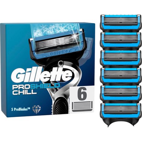 Gillette ProShield Chill Systemklingen 6er