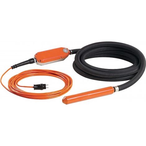 Altrad – Aiguille vibrante 52mm – Puissance 1200W – Câble 15m – Pour béton armé – Démarrage progressif avec protection thermique