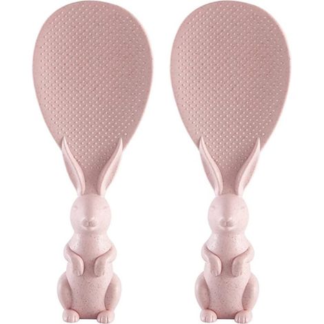 Ensemble d'ustensiles de cuisine créatifs, en forme de lapin, antiadhésifs. (1/5)