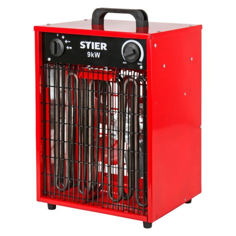 [NEUWERTIG] Stier Heizlüfter Lüfter Heizer 9k W 1150m3h Starkstrom Garage Werkstatt B-Ware