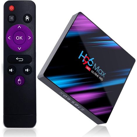 Boîtier TV 4K H96 Max 2 Go + 16 Go, lecteur multimédia Android Kodi (1/5)